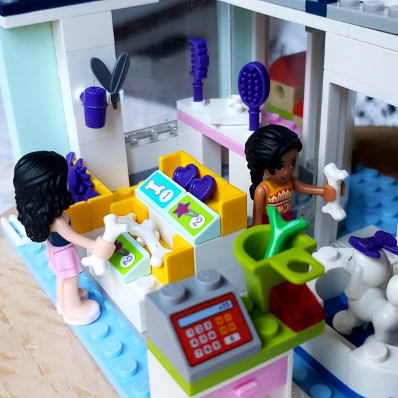 LEGO Friends #41007 ' HEARTLAKE Pet Salon ' EUC Discontinued Complete Set - Picture 8 of 11